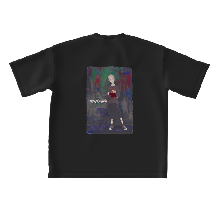 ビッグシルエットTシャツ - L - 背面