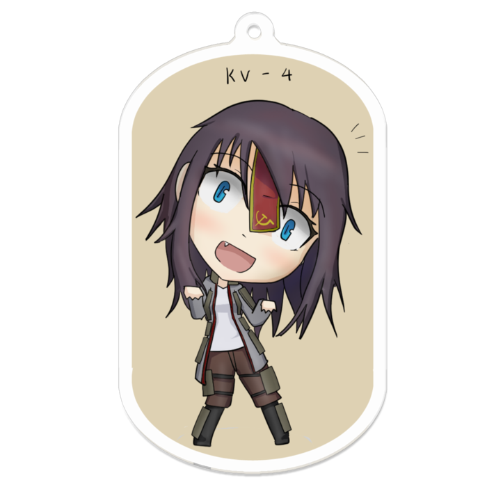 アクリルキーホルダー - 70 x 70 (mm)