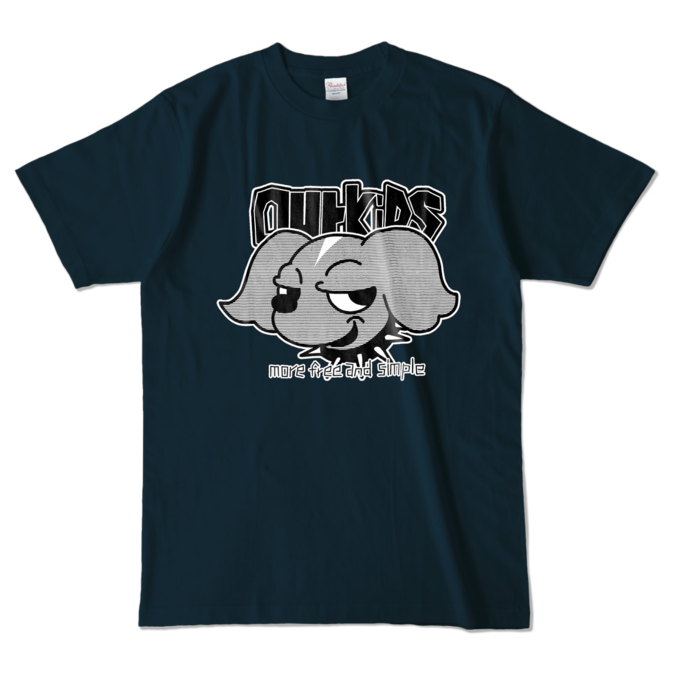 カラーTシャツ - L - ネイビー (濃色)