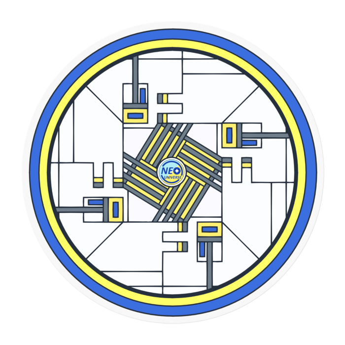 ステッカー - 100 x 100 (mm)