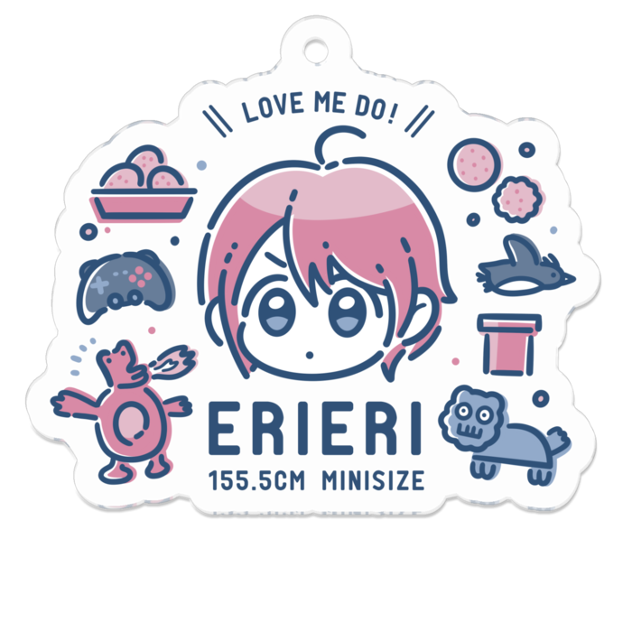 アクリルキーホルダー - 50 x 50 (mm)