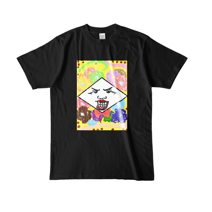 カラーTシャツ(濃色) - L - ブラック