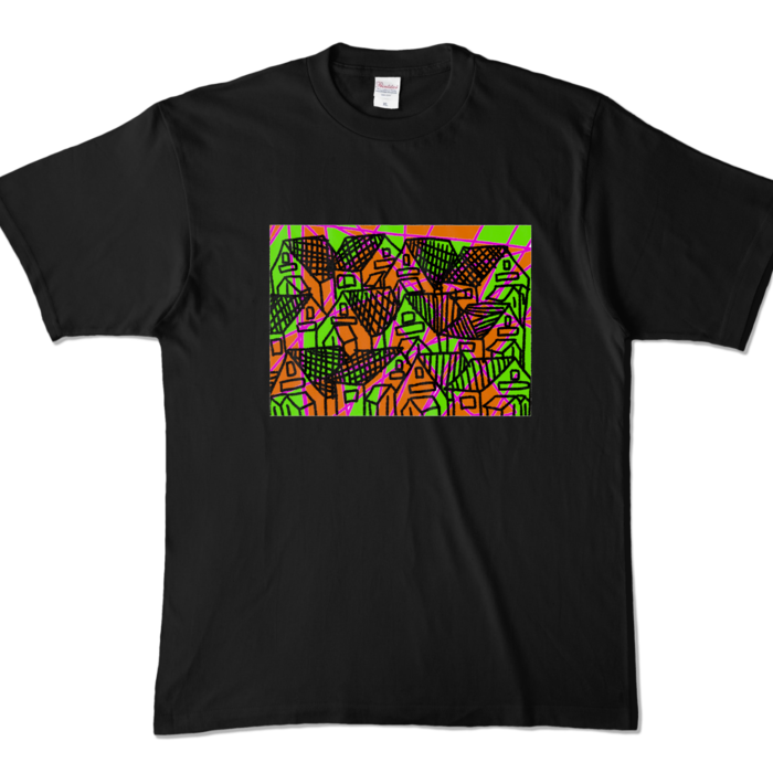 カラーTシャツ - XL - ブラック (濃色)