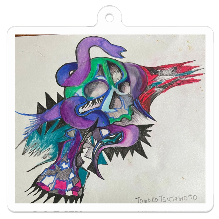 アクリルキーホルダー - 50 x 50 (mm)