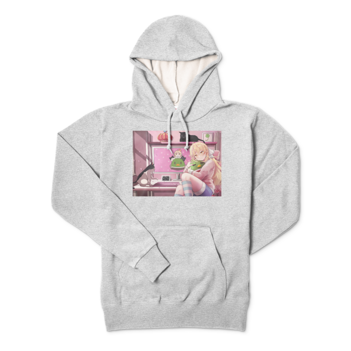 パーカー - M - 杢グレー