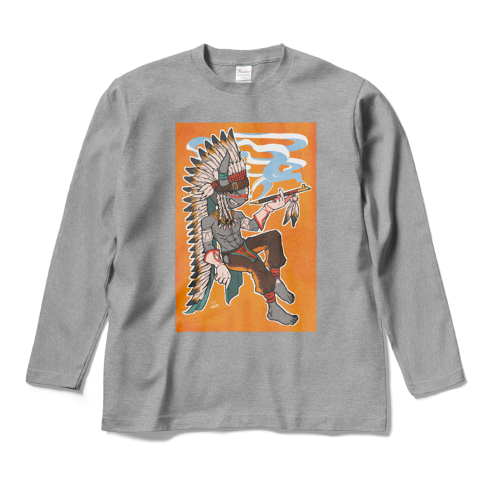 ロングスリーブTシャツ - M - 杢グレー