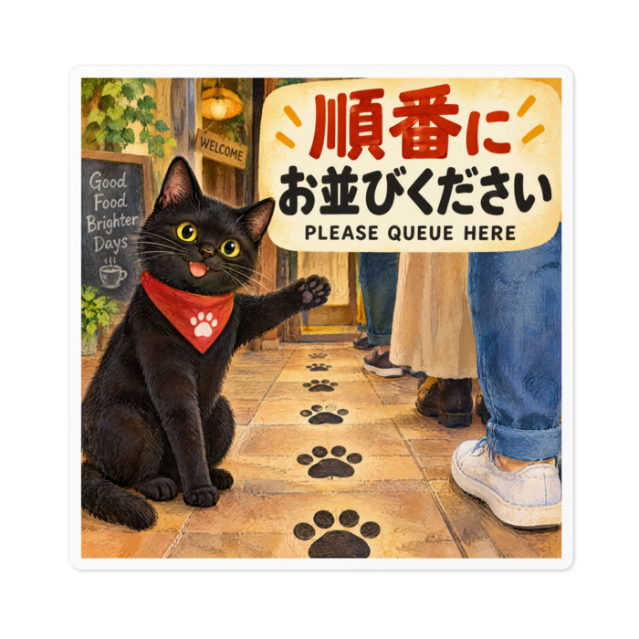 ステッカー - W100 × H100mm 以内