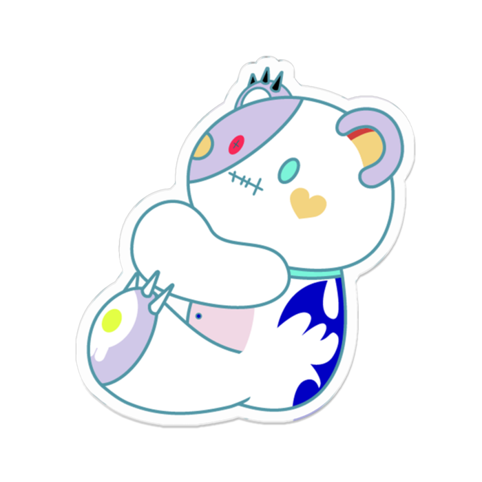 アクリルバッジ - 70 x 70 (mm)