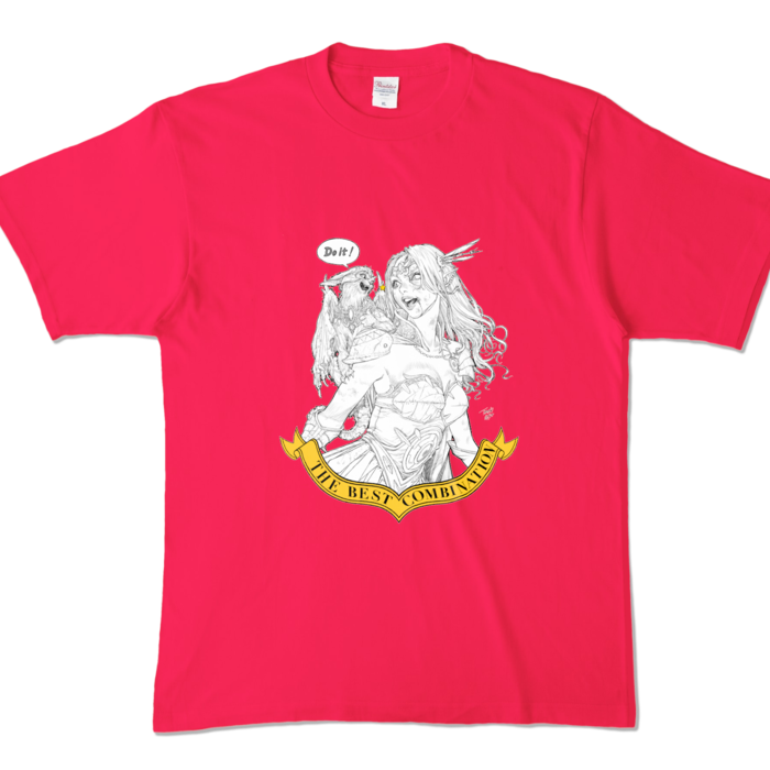 カラーTシャツ - XL - ホットピンク (濃色)