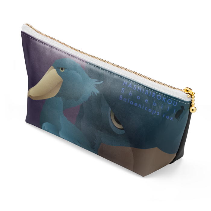 ポーチ - 長さ21.5cm / 高さ10cm - ホワイト