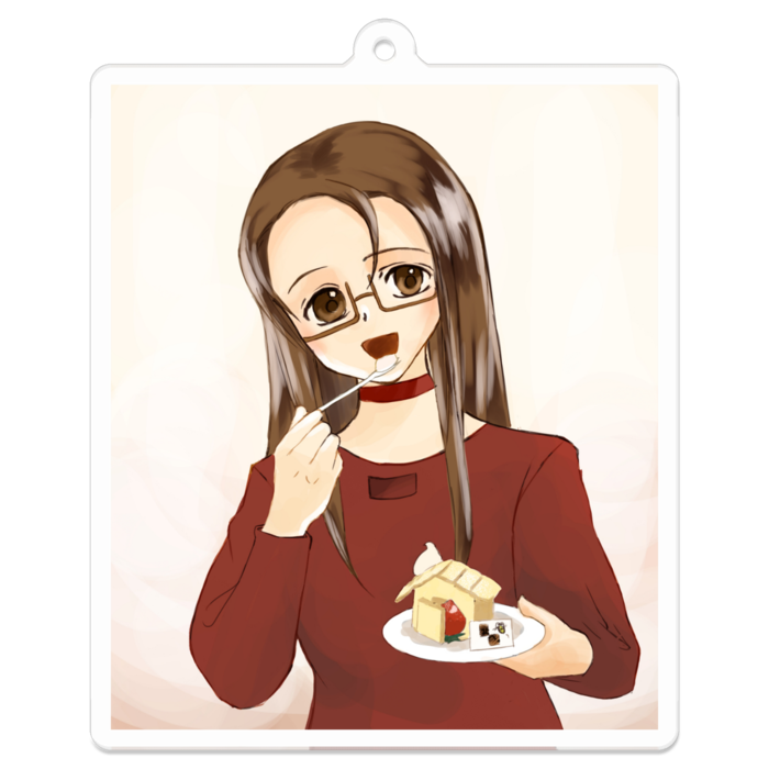 アクリルキーホルダー - 70 x 70 (mm)