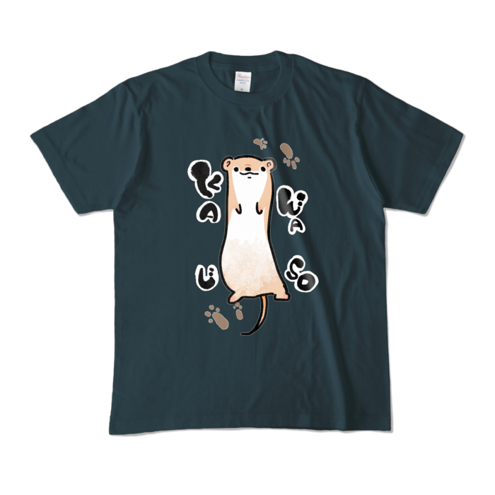 カラーTシャツ - M - デニム (濃色)