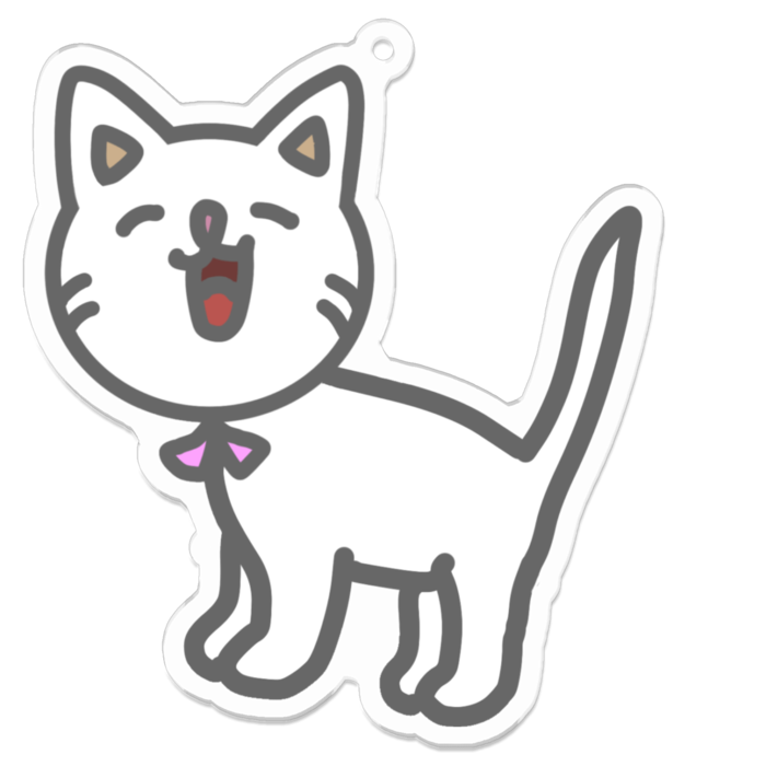 アクリルキーホルダー - 70 x 70 (mm)