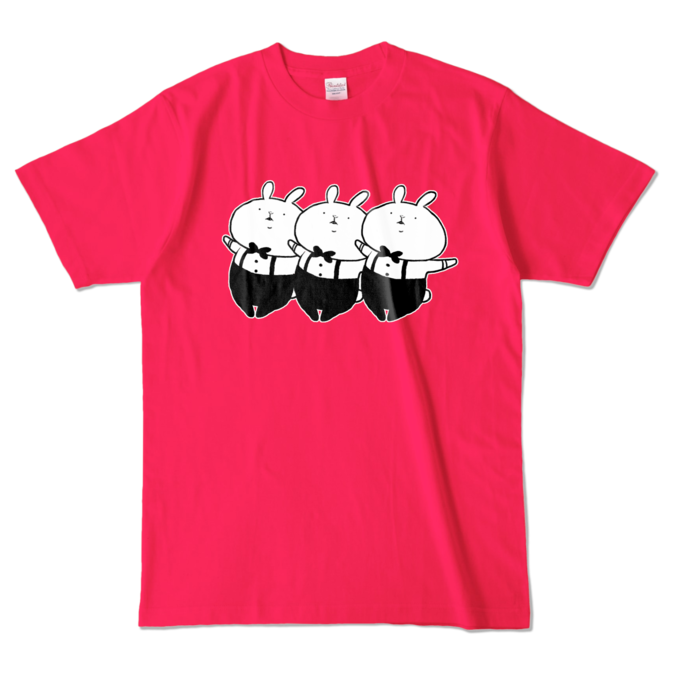 カラーTシャツ - L - ホットピンク (濃色)