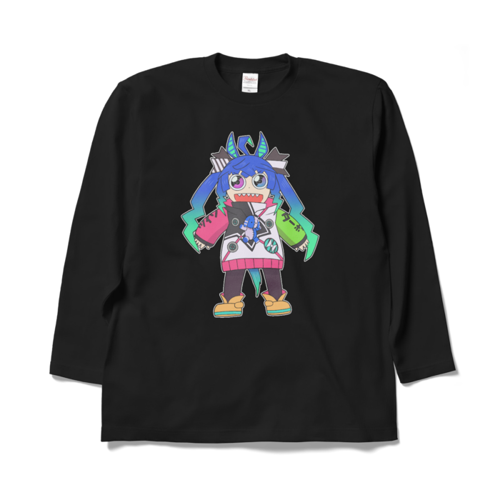 ロングスリーブTシャツ - XL - ブラック