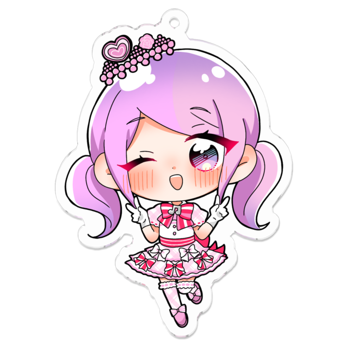 アクリルキーホルダー - 70 x 70 (mm)