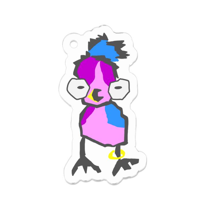 アクリルキーホルダー - 50 x 50 (mm)