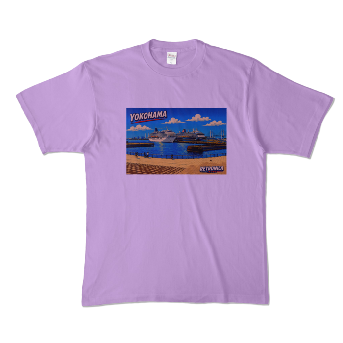 カラーTシャツ - XL - ライトパープル (淡色)