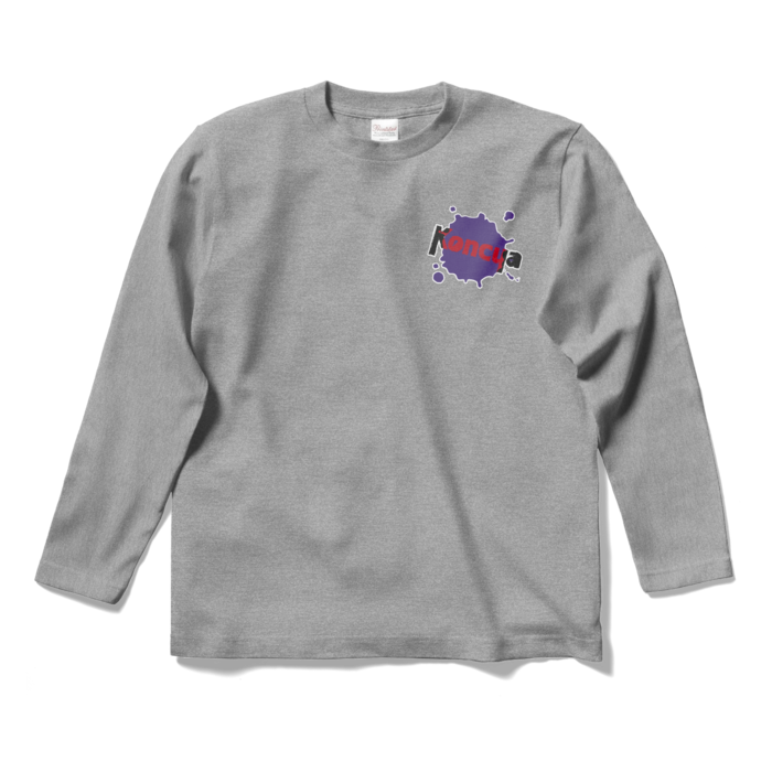 Koncua:ロングTシャツ - S - 杢グレー