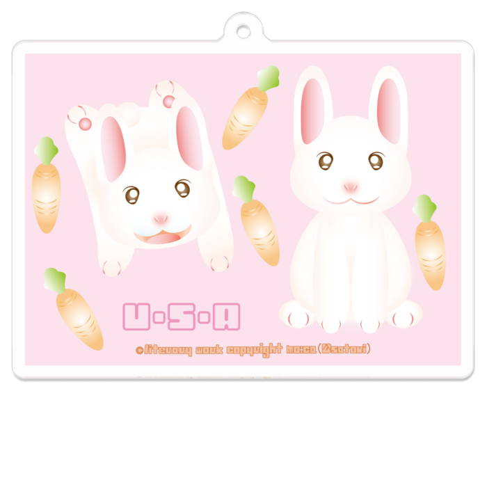 アクリルキーホルダー - 70 x 70 (mm)