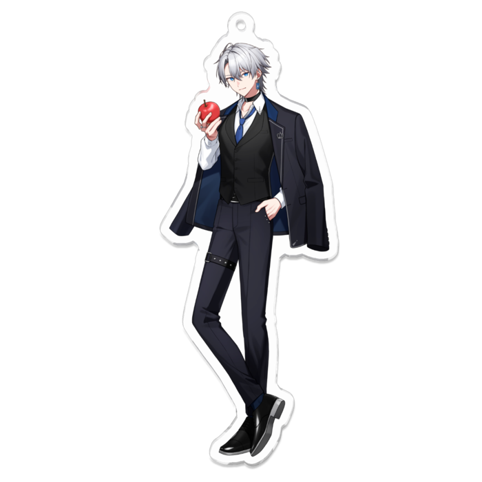 アクリルキーホルダー（コーティング） - 100 x 100 (mm)