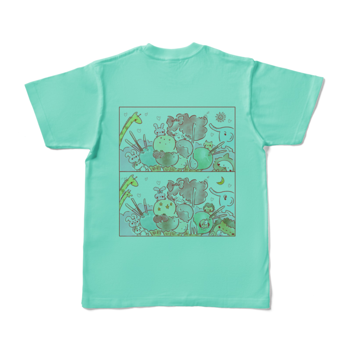 カラーTシャツ - S - アイスグリーン (淡色)