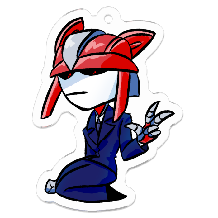 アクリルキーホルダー - 50 x 50 (mm)