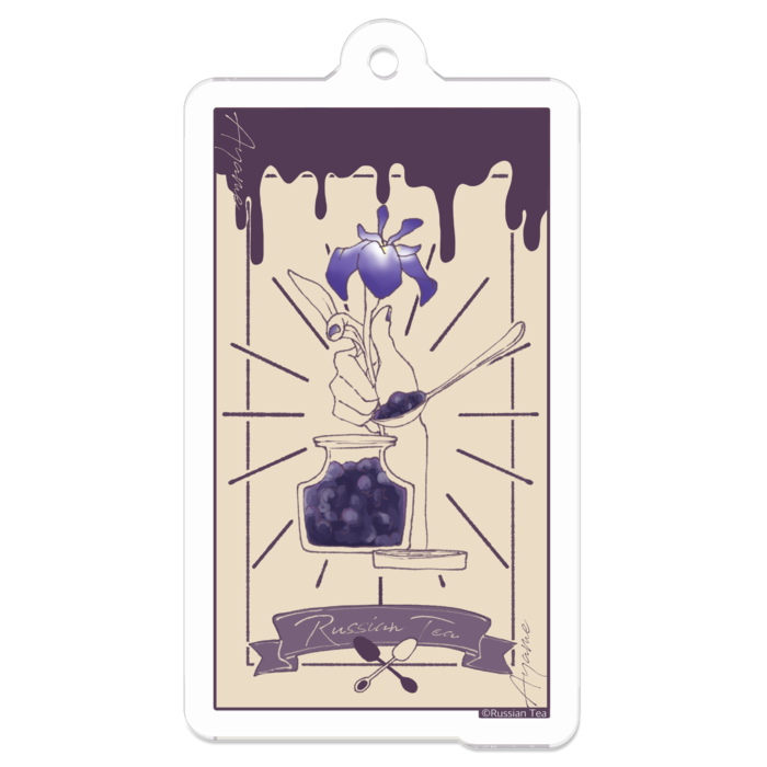 アクリルキーホルダー - 50 x 50 (mm)