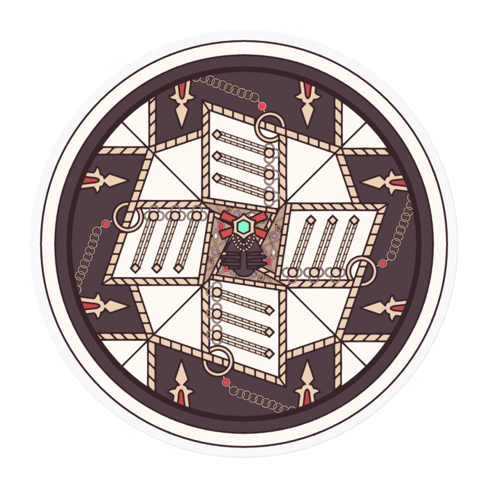 ステッカー - 100 x 100 (mm)