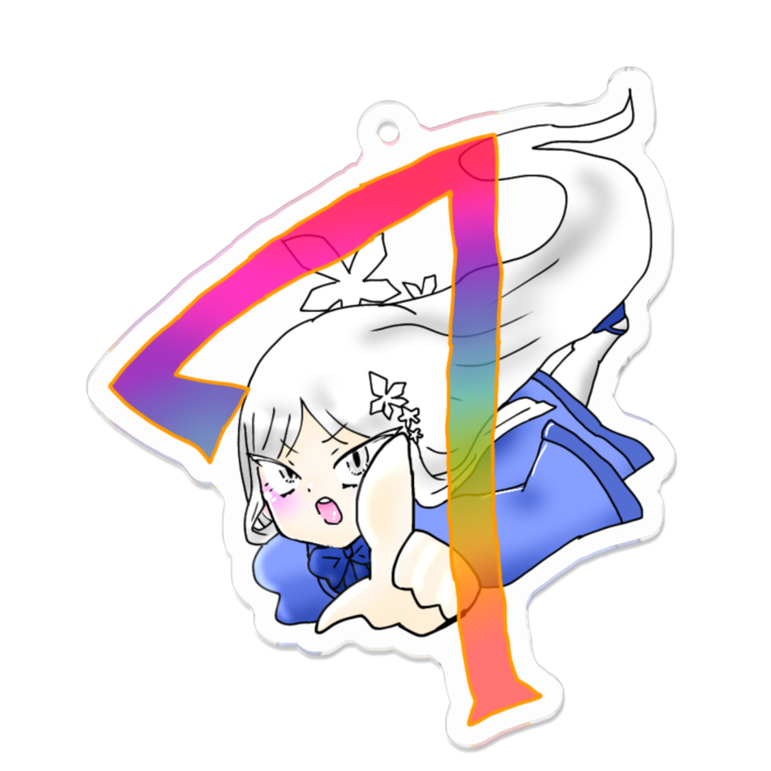 アクリルキーホルダー - 70 x 70 (mm)