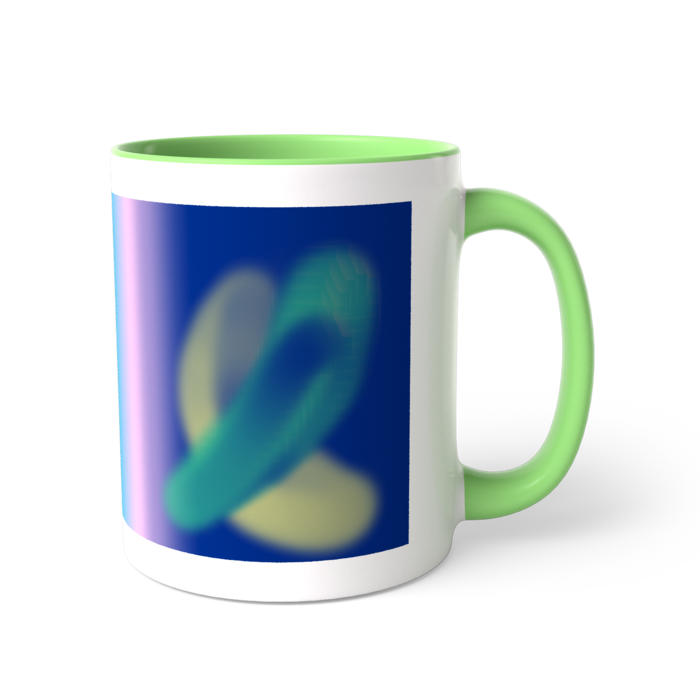 ツートンカラーマグカップ - 直径 8.2cm / 高さ 9.5cm