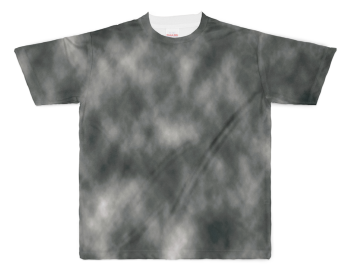 ムラ染風Tシャツ - XL -ホワイト