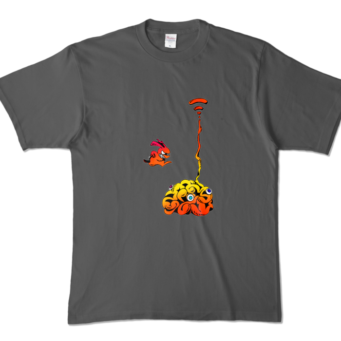 カラーTシャツ - XL - チャコール (濃色)(1)