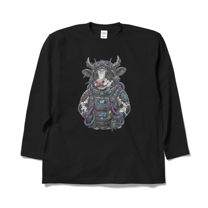 ロングスリーブTシャツ - XL - ブラック