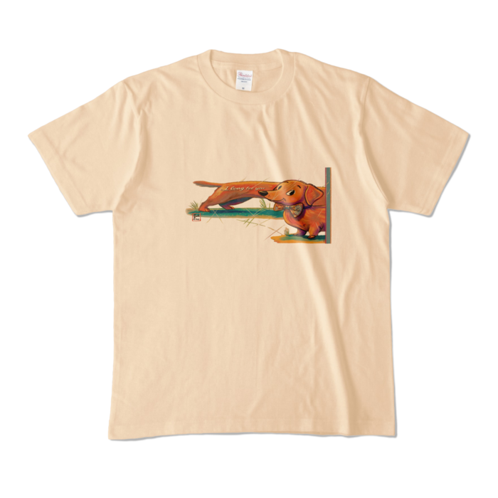 カラーTシャツ - M - ナチュラル (淡色)