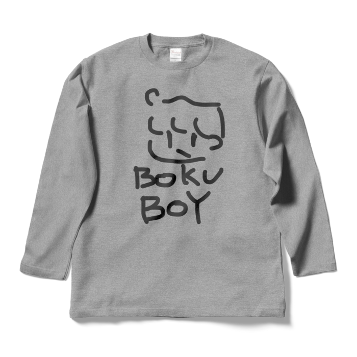 ロングスリーブTシャツ - L - 杢グレー