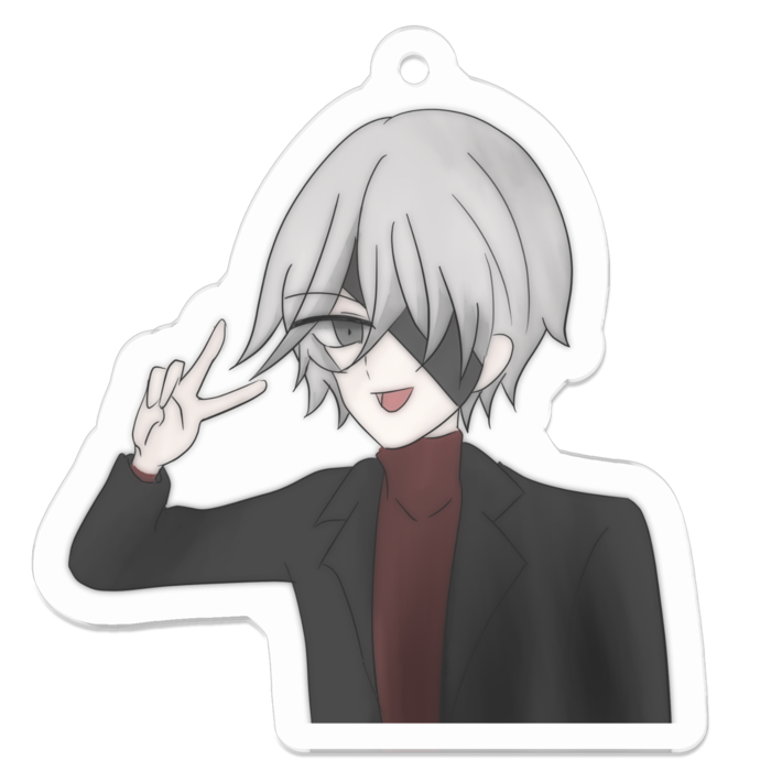 アクリルキーホルダー - 50 x 50 (mm)