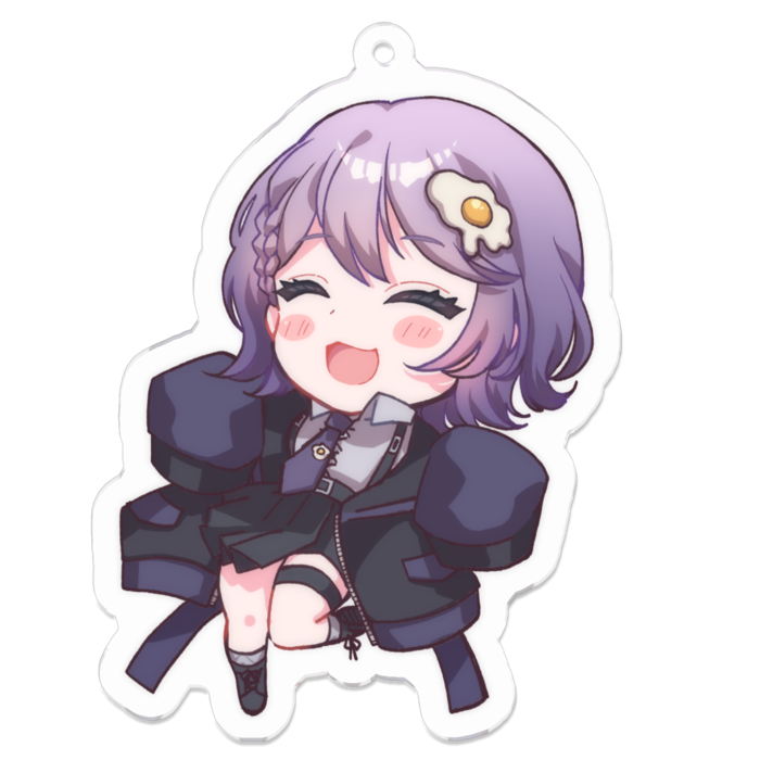 アクリルキーホルダー（コーティング） - 70 x 70 (mm)