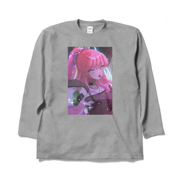 ロングスリーブTシャツ - XL - 杢グレー