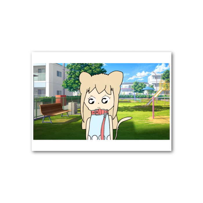 フォト風カード - 横 - 片面