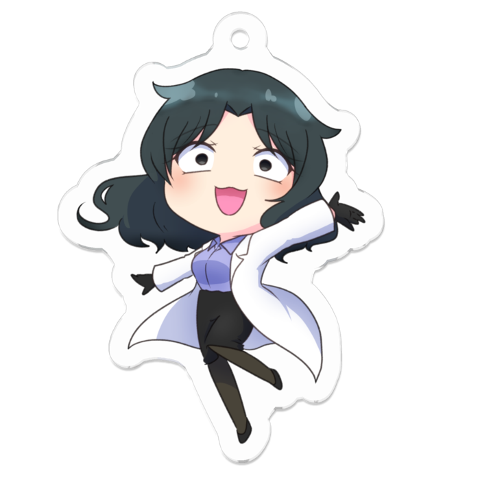 アクリルキーホルダー（コーティング） - 50 × 50 (mm)