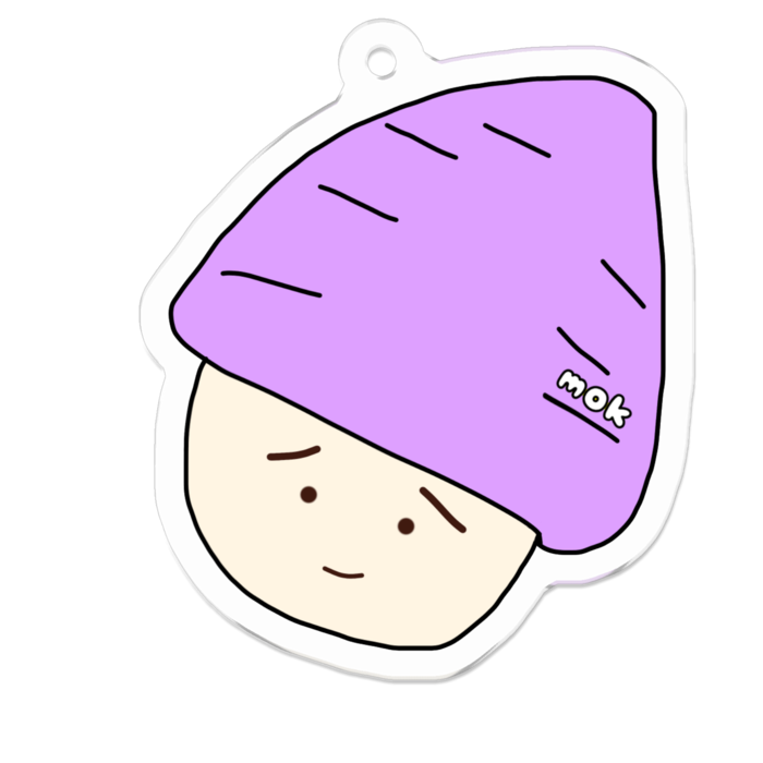 アクリルキーホルダー - 50 x 50 (mm)