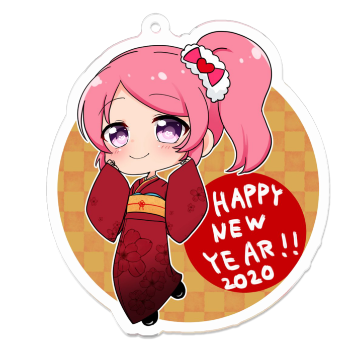 アクリルキーホルダー - 70 x 70 (mm)