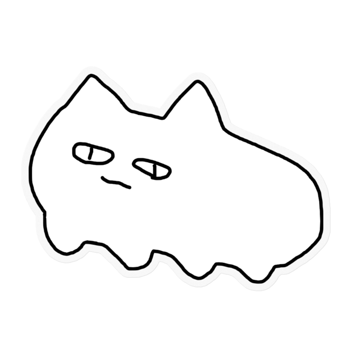 ステッカー - 100 x 100 (mm)