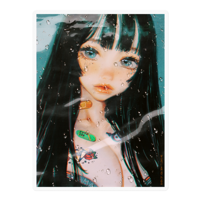 ステッカー - 100 x 100 (mm)