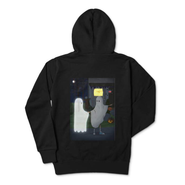 ジップパーカー - L - ブラック