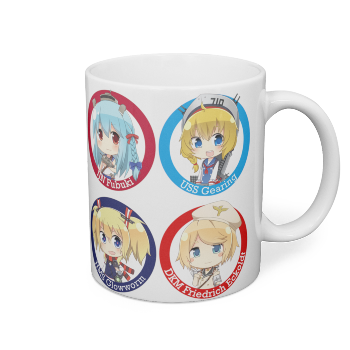 マグカップ - 直径8cm / 高さ9.5cm
