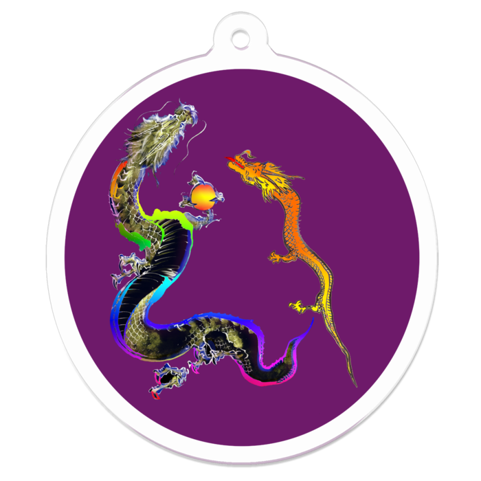 アクリルキーホルダー - 50 x 50 (mm)