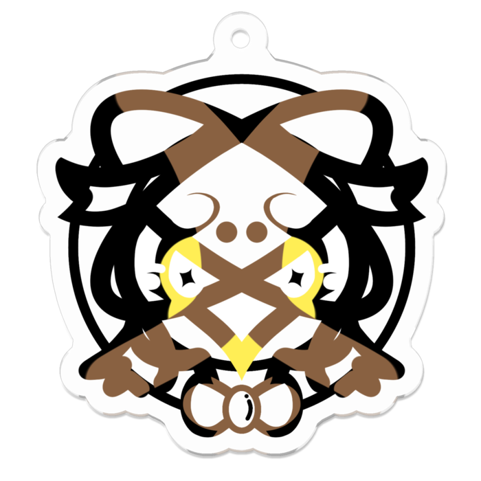アクリルキーホルダー - 50 x 50 (mm)