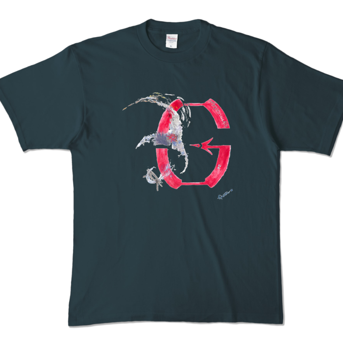 カラーTシャツ - XL - デニム (濃色)